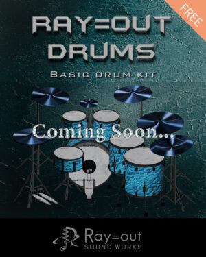 Ray=out DRUMS　BASIC DRUM KIT【Coming soon】