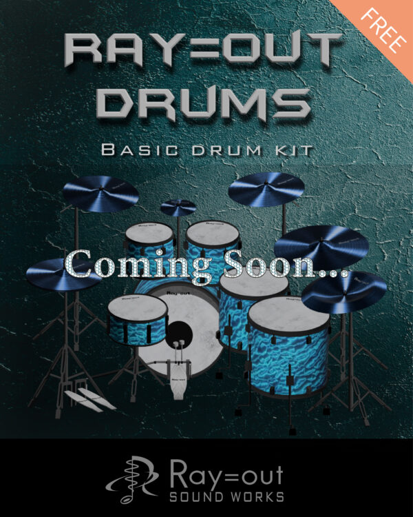 Ray=out DRUMS　BASIC DRUM KIT【Coming soon】